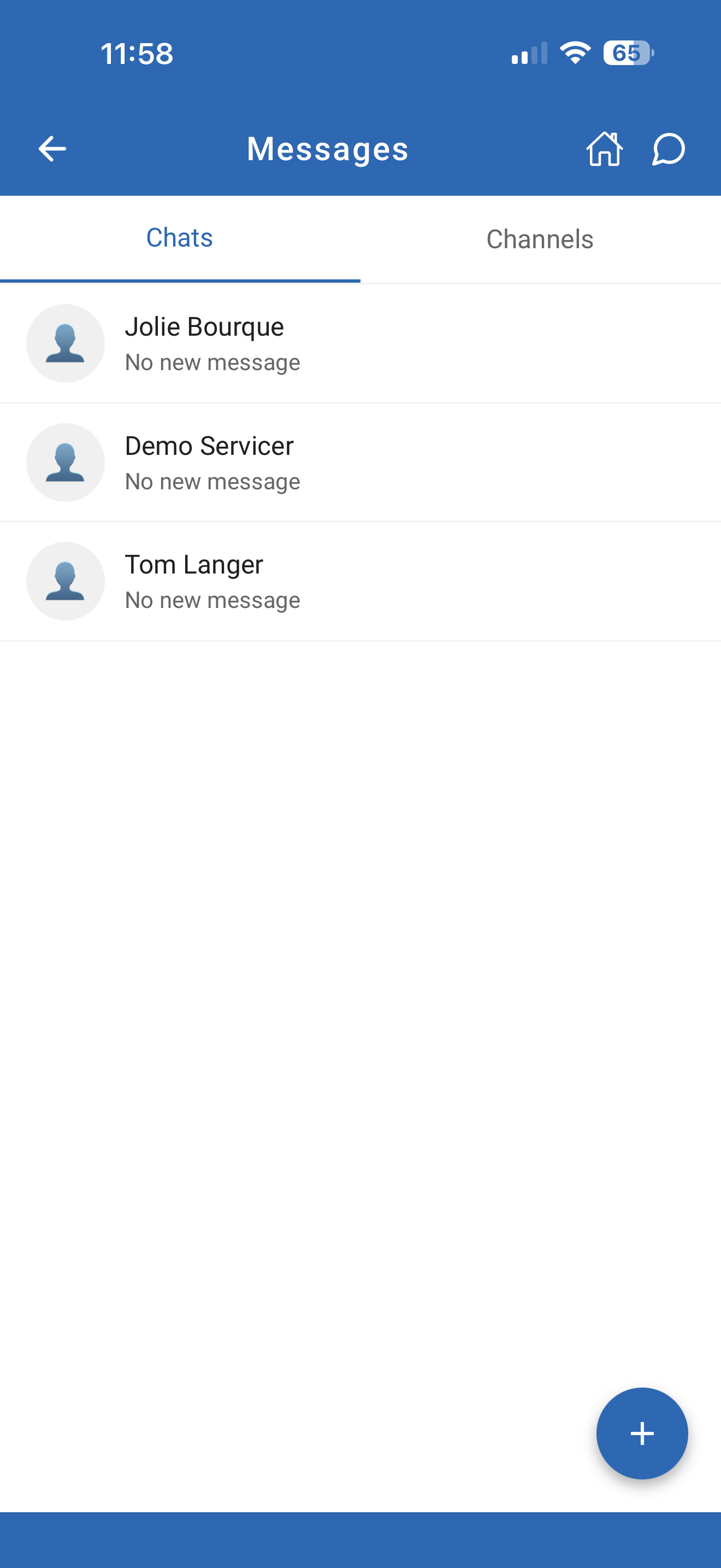 EMP Companion direct messages